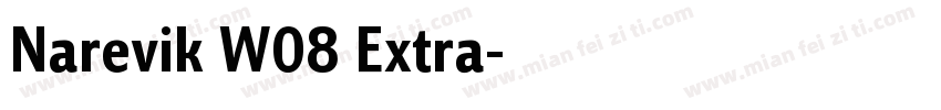 Narevik W08 Extra字体转换